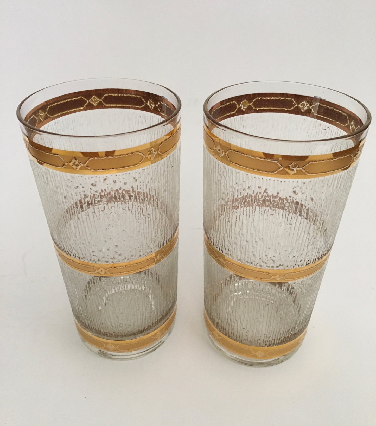 Culver Textured Gold Hiballs (2)