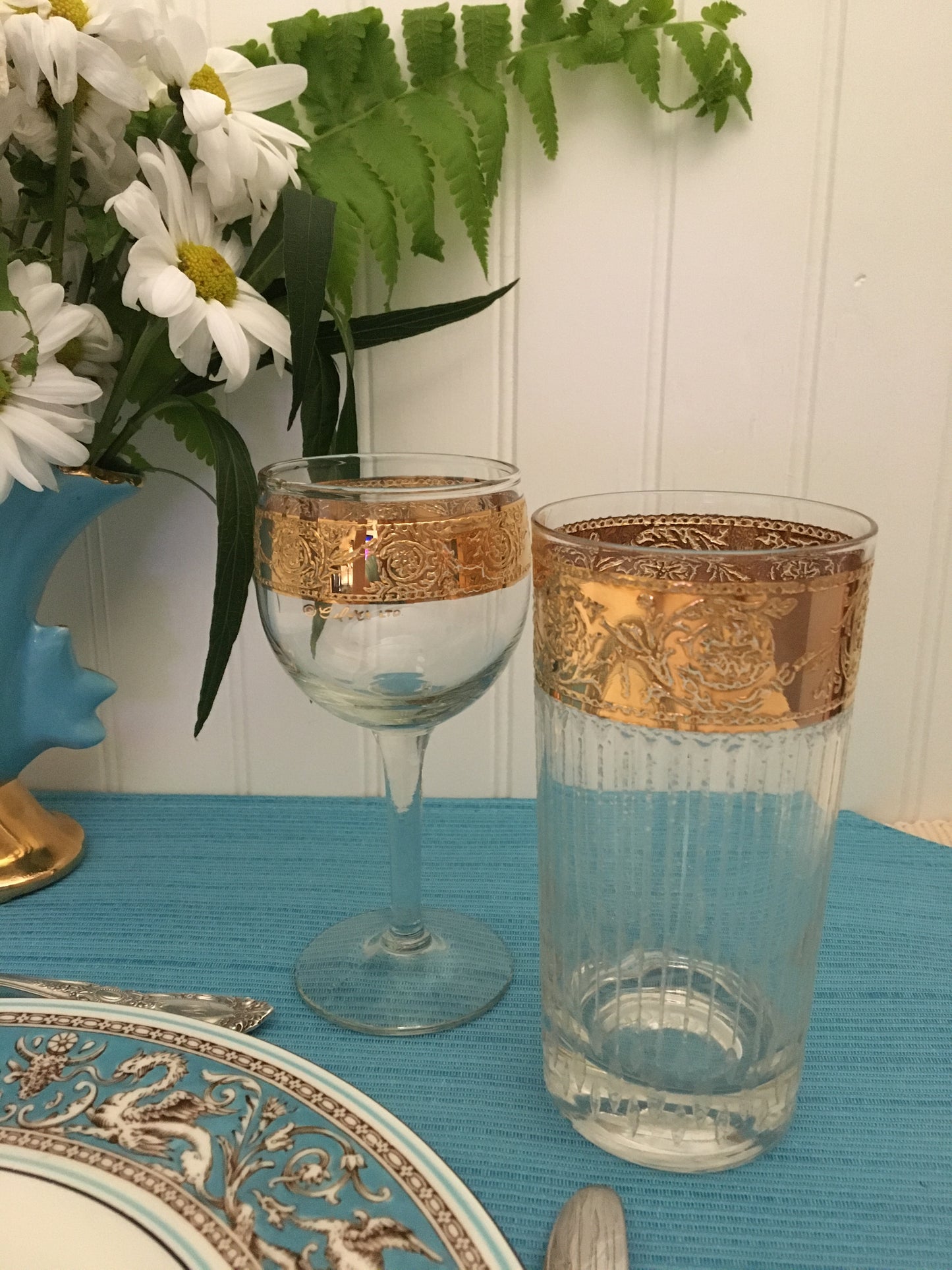 Culver Tyrol Wine Glasses (Pair) 7 Available