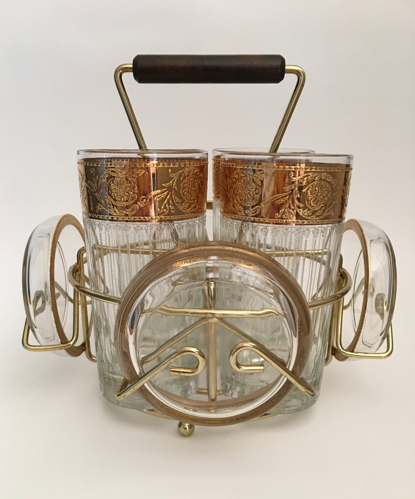 Culver Tyrol Hiball Caddy with Coasters