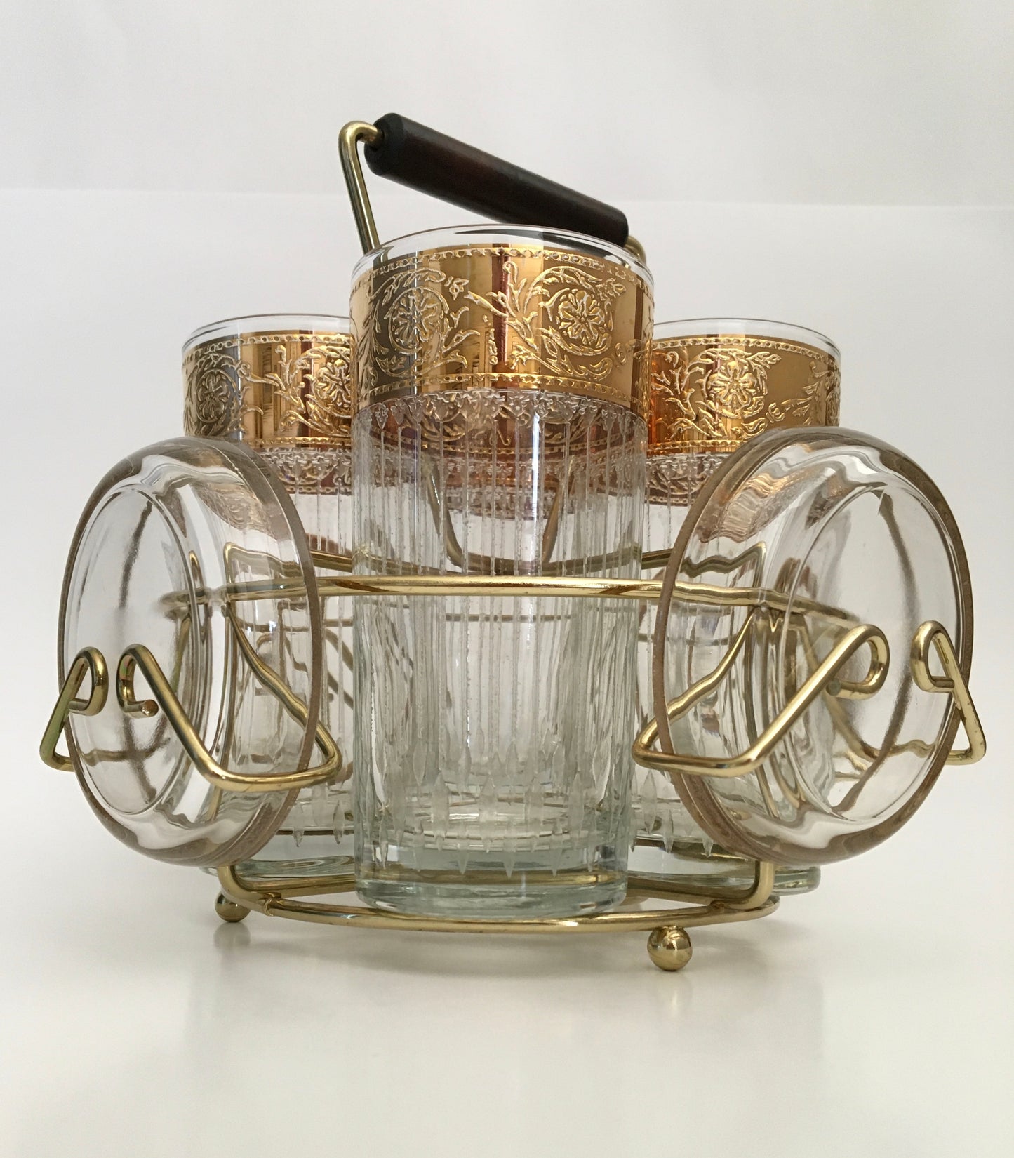 Culver Tyrol Hiball Caddy with Coasters