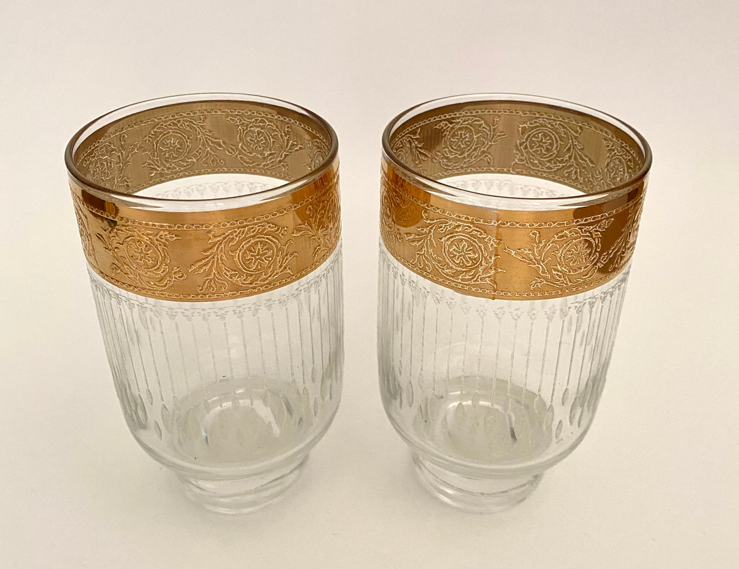 Culver Tyrol Footed Hiballs (Pair) 8 Available