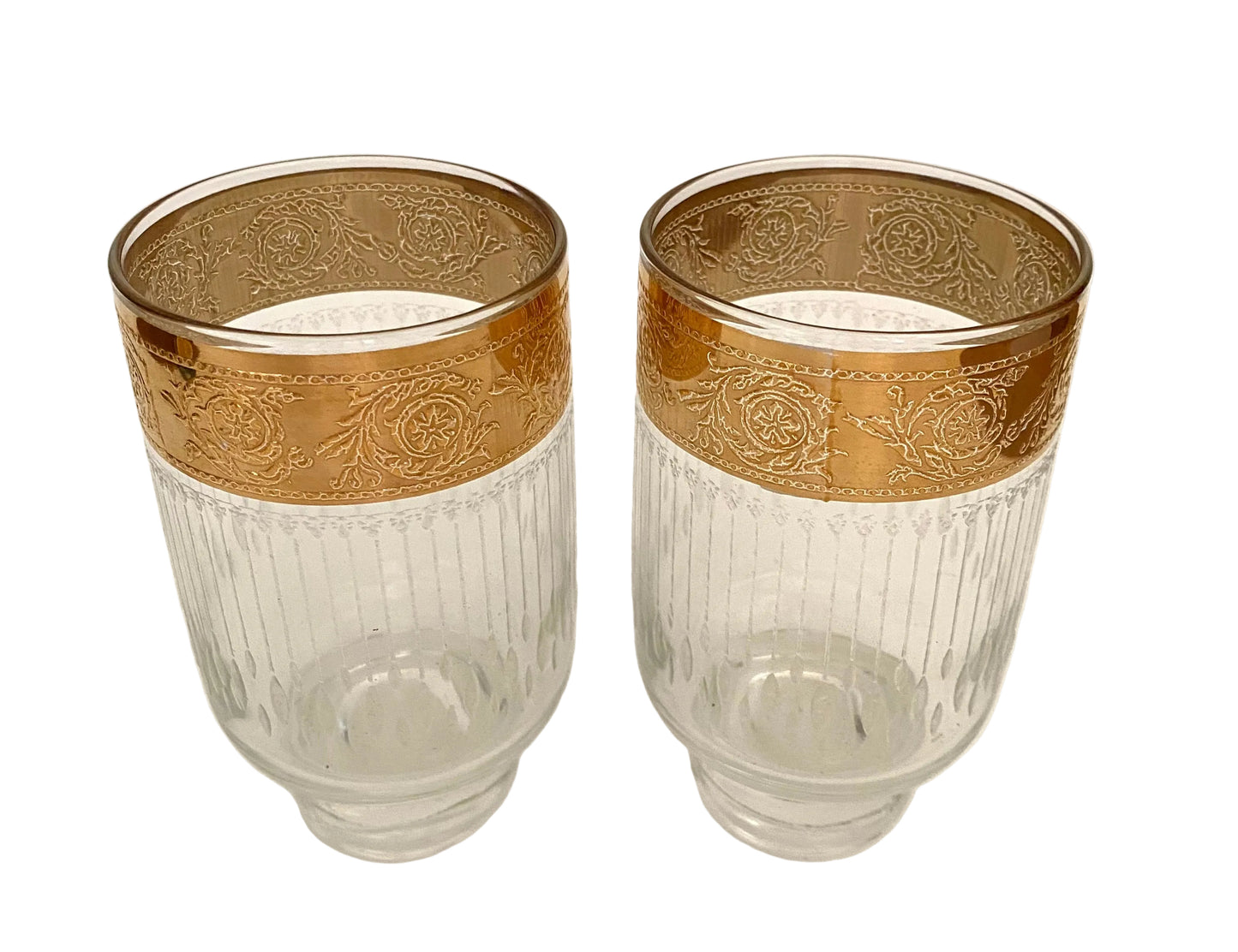 Culver Tyrol Footed Hiballs (Pair) 8 Available