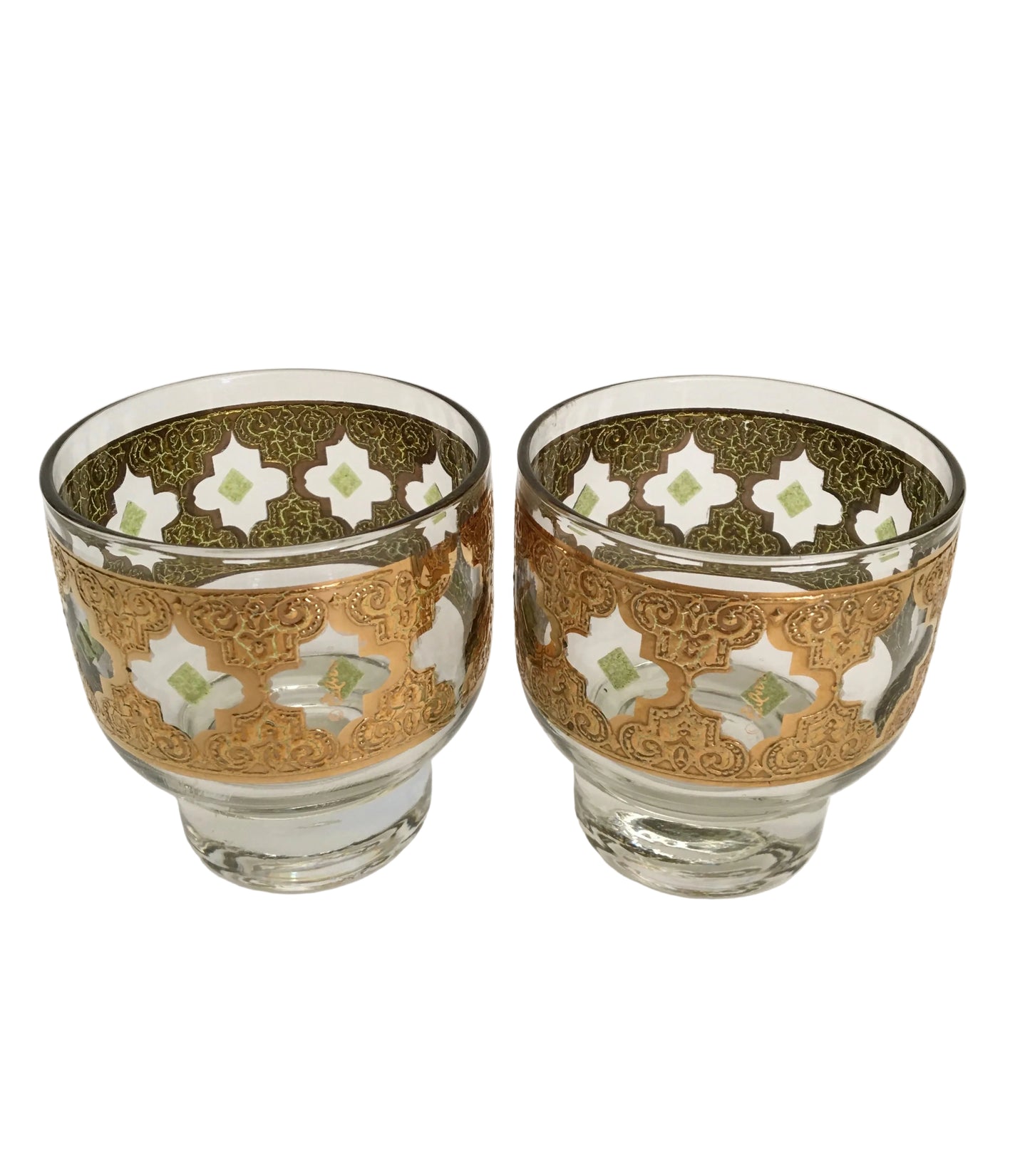 Culver Valencia Footed Rocks (Pair) 1 Available