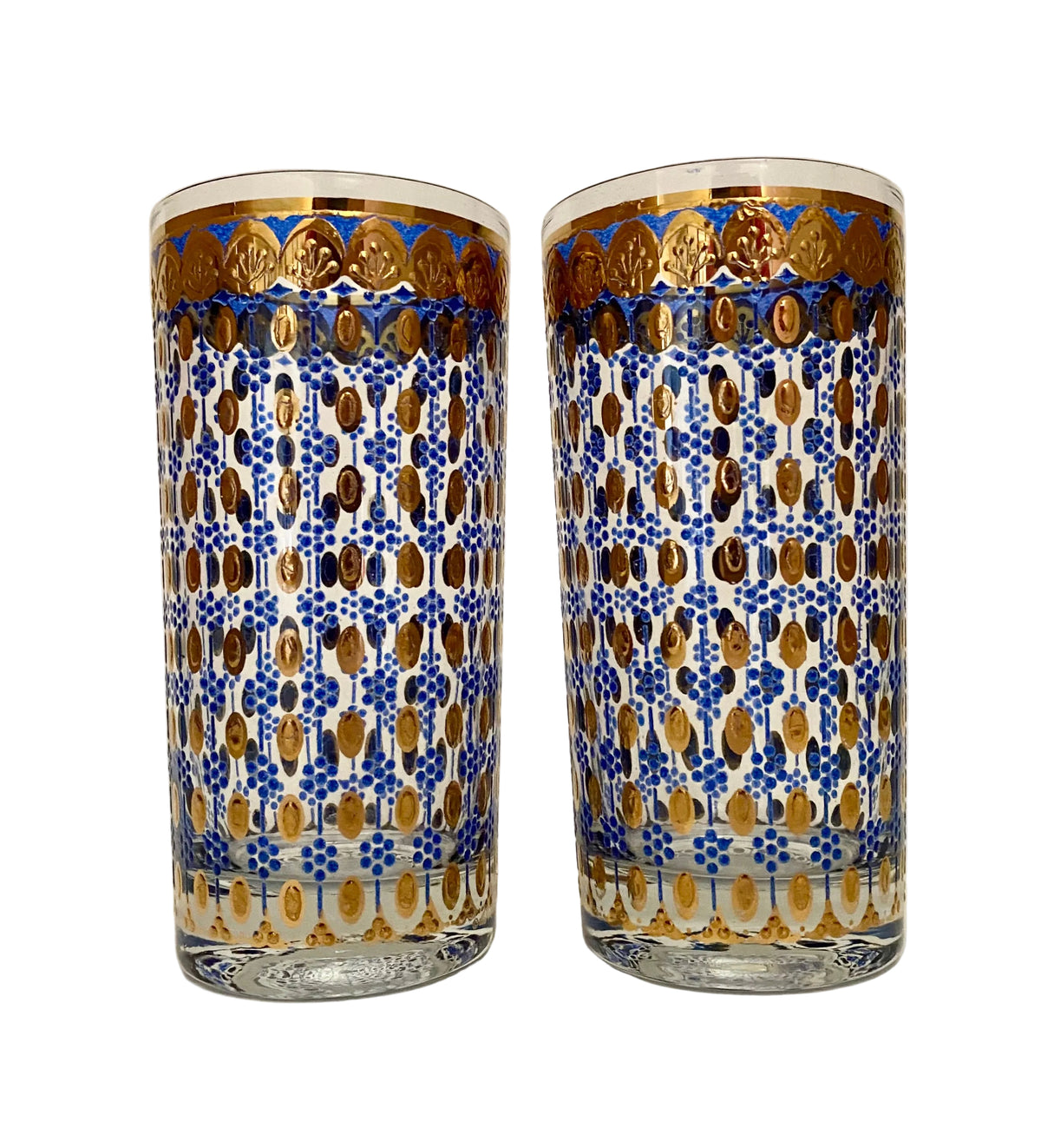Culver Blue Tivoli Hiballs (Pair) 2 Available
