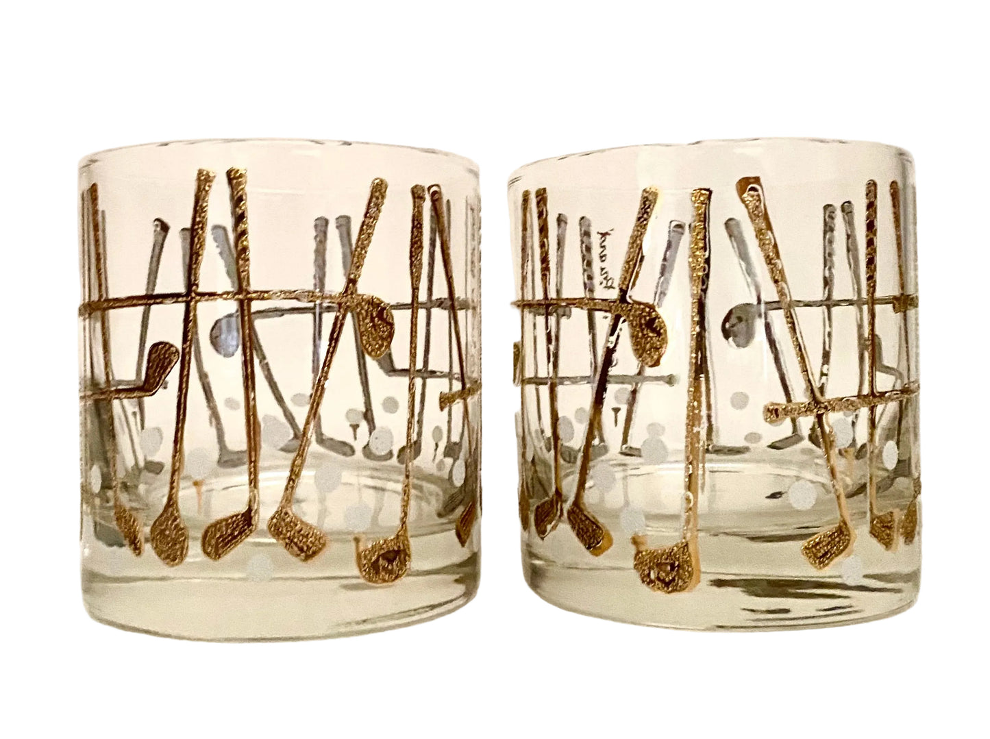 Georges Briard Golf Club Whiskey (Pair) 2 Available