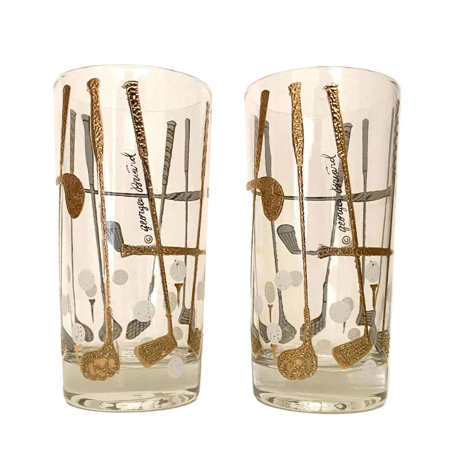 Georges Briard Golf Club Hiballs (Pair) 4 Available
