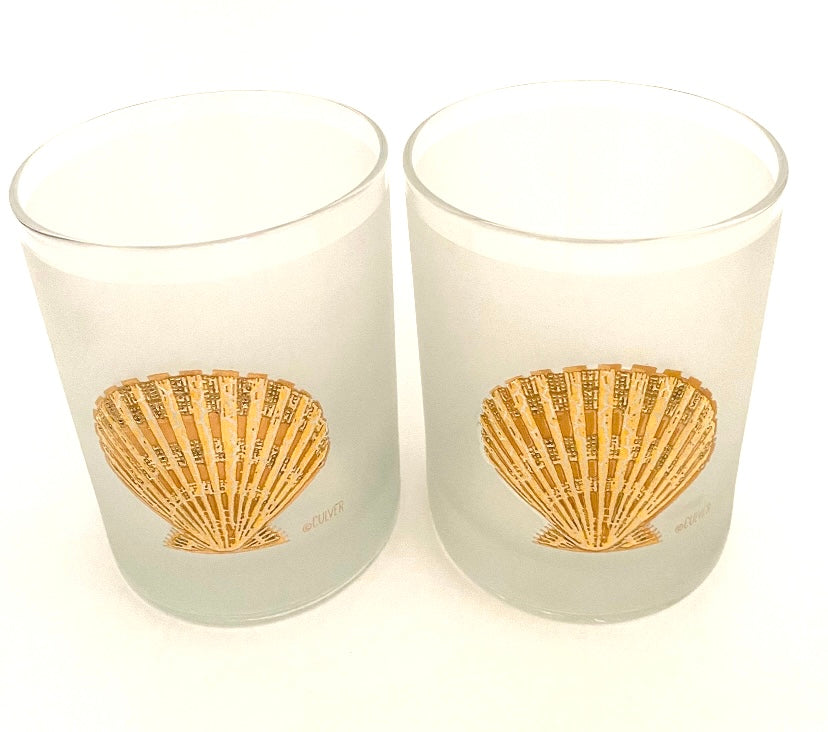 Culver Gold Shell Executive On The Rocks (Pair) 2 Available