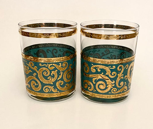 Culver Teal Toledo Executive On the Rocks (Pair) 1 Available