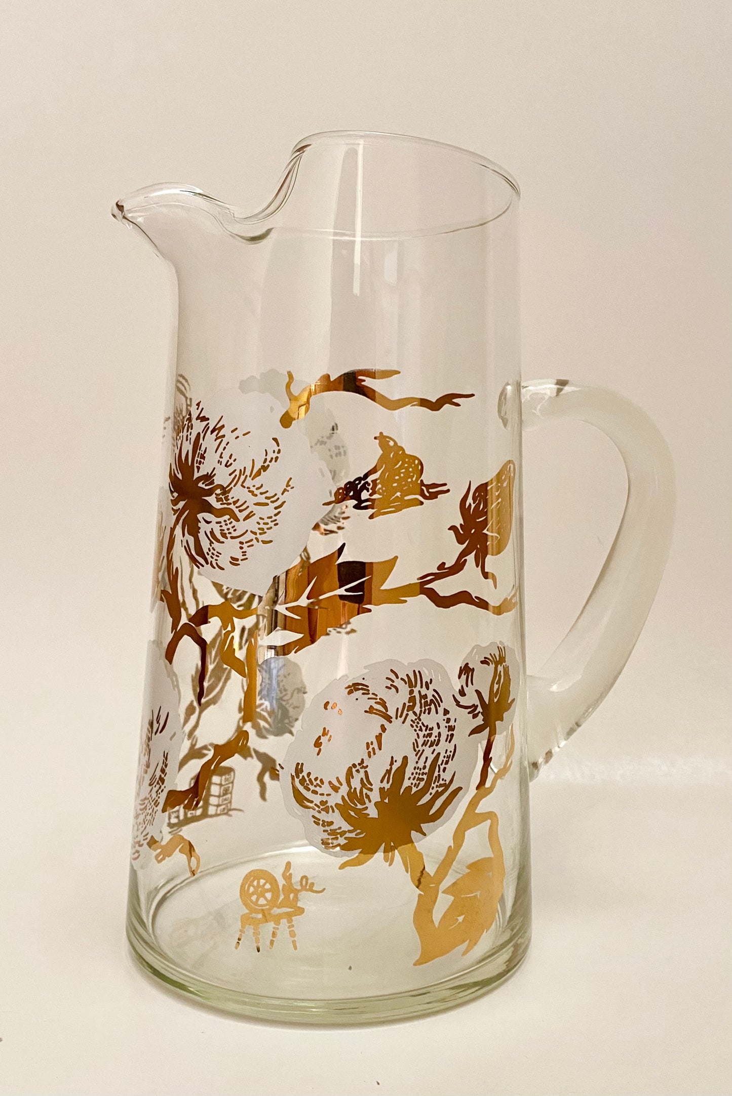 Mid Century Cotton Boll Pitcher 1 Available