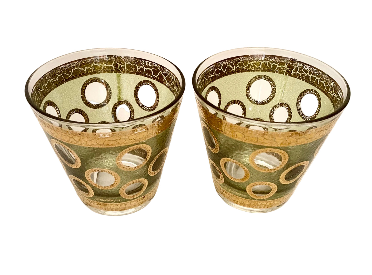 Culver Green Circle On the Rocks/Old Fashioned (Pair) 1 Available