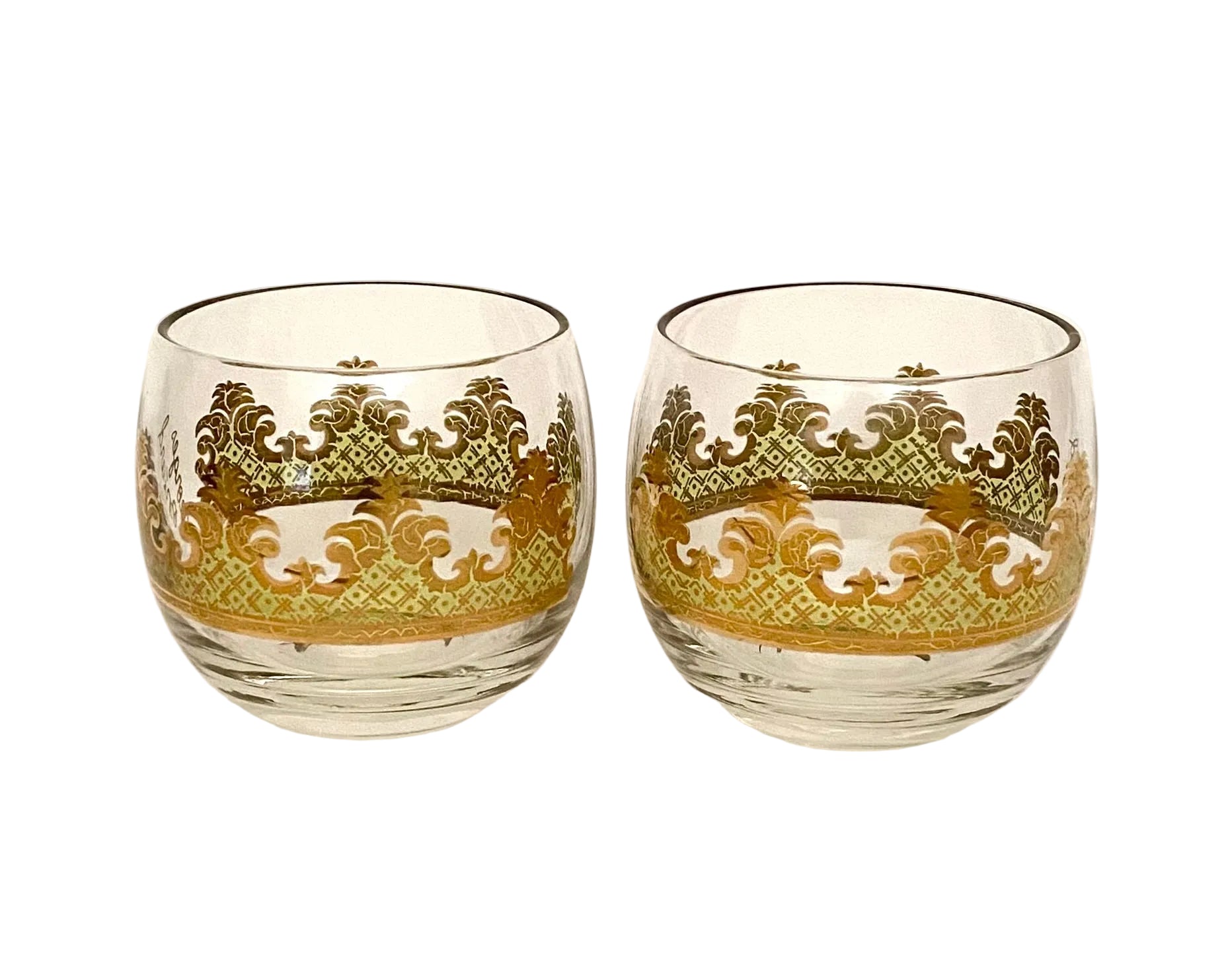 Georges Briard Carrara Roly Polys (Pair) 3 Available – Mid Century Barware