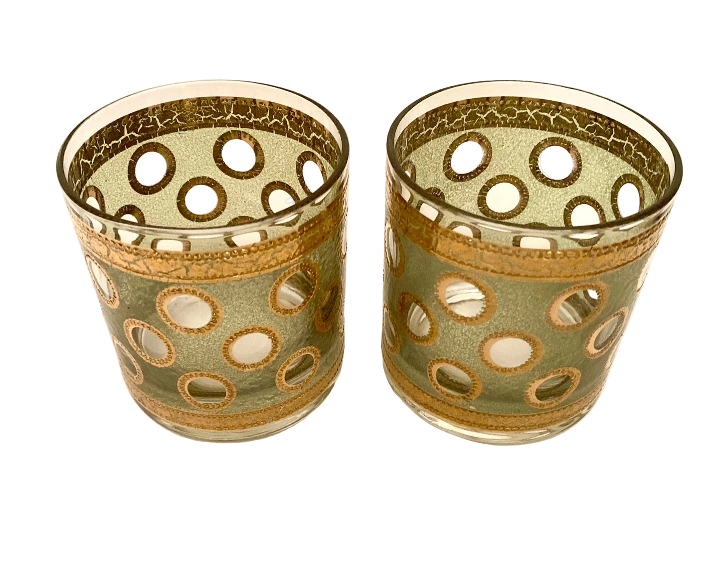 Culver Green Circle Rocks/Whiskey (Pair) 1 Available