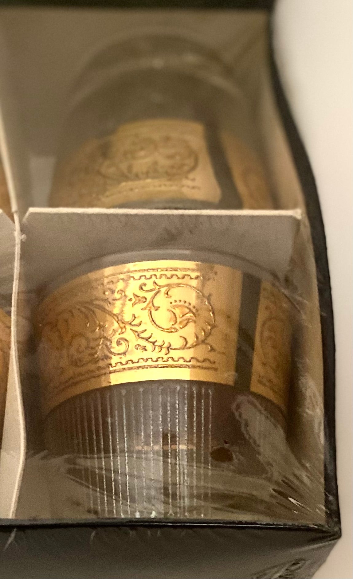 Starlyte Tiffany Whiskey Set of 6 in Original Box