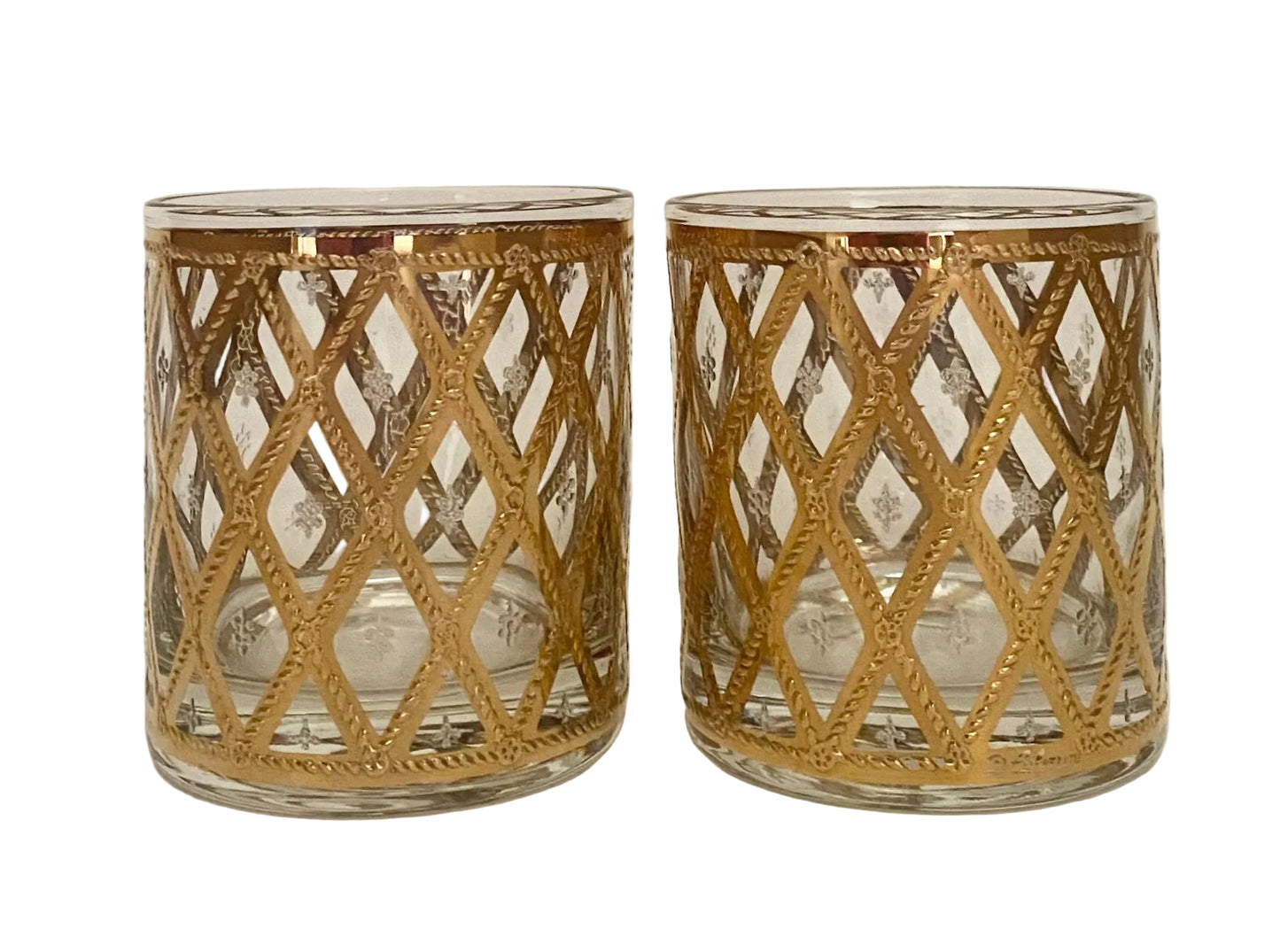 Culver Brussels Whiskey Glasses (Pair) 4 Available