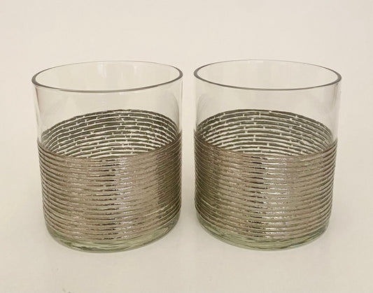 Culver Silver Hijax Executive Cocktails/Whiskey (Pair) 4 Available