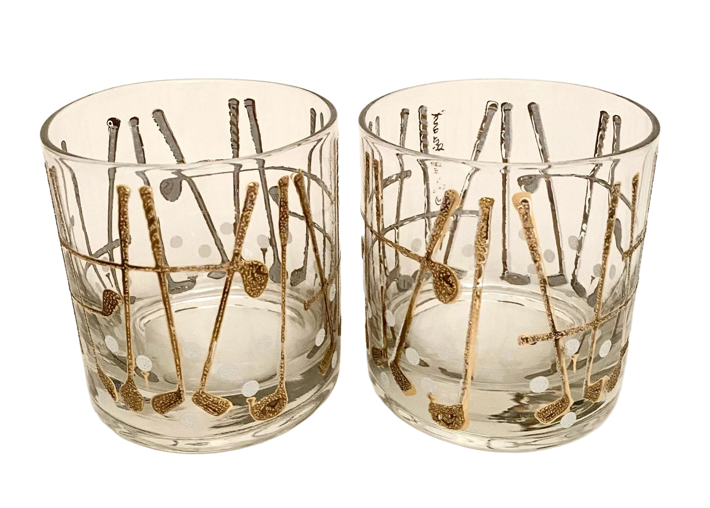 Georges Briard Golf Club Whiskey (Pair) 2 Available