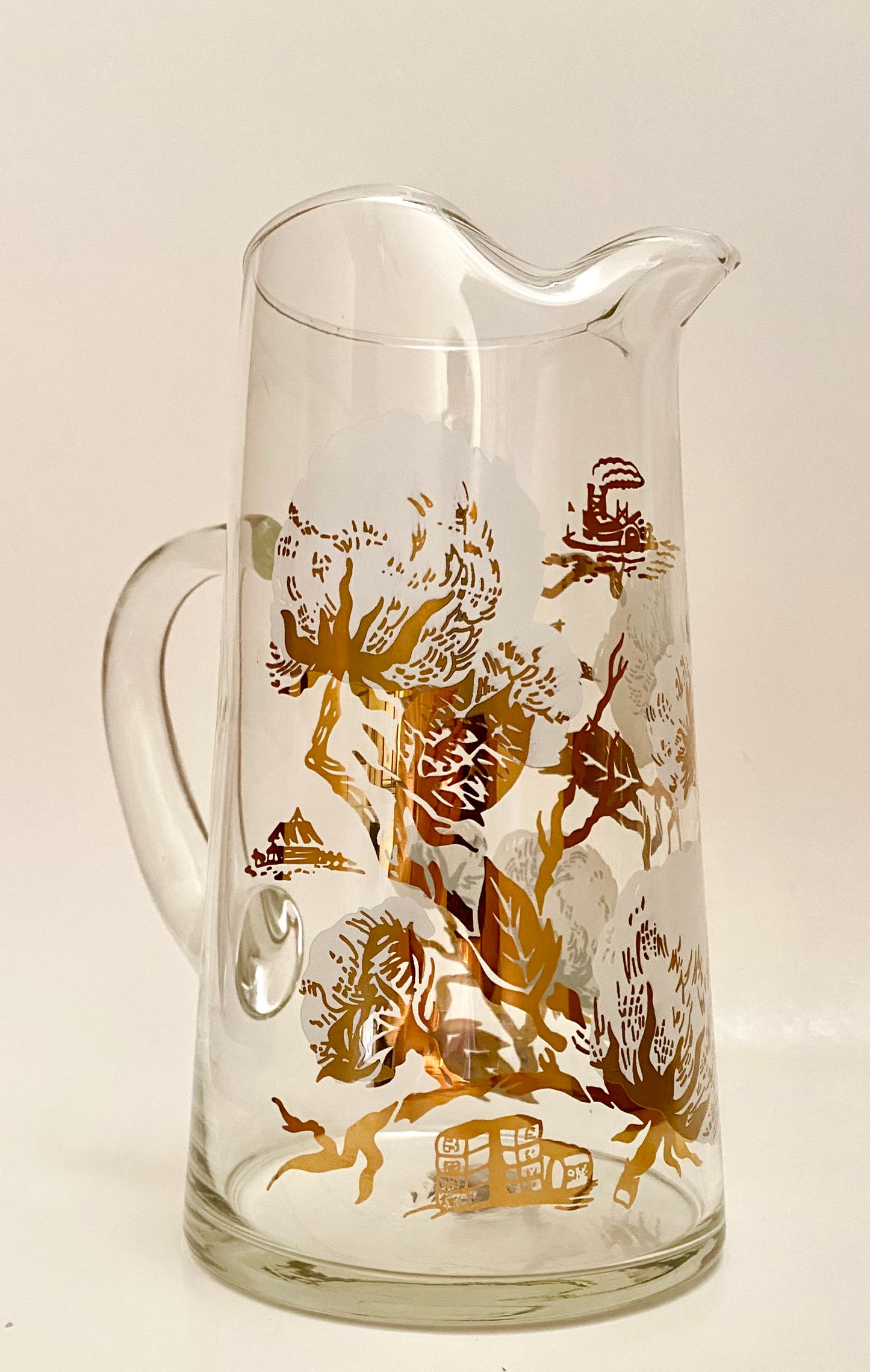 Mid Century Cotton Boll Pitcher 1 Available