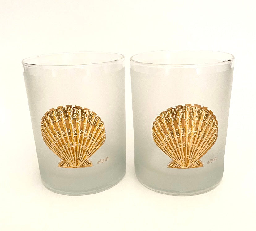 Culver Gold Shell Executive On The Rocks (Pair) 2 Available