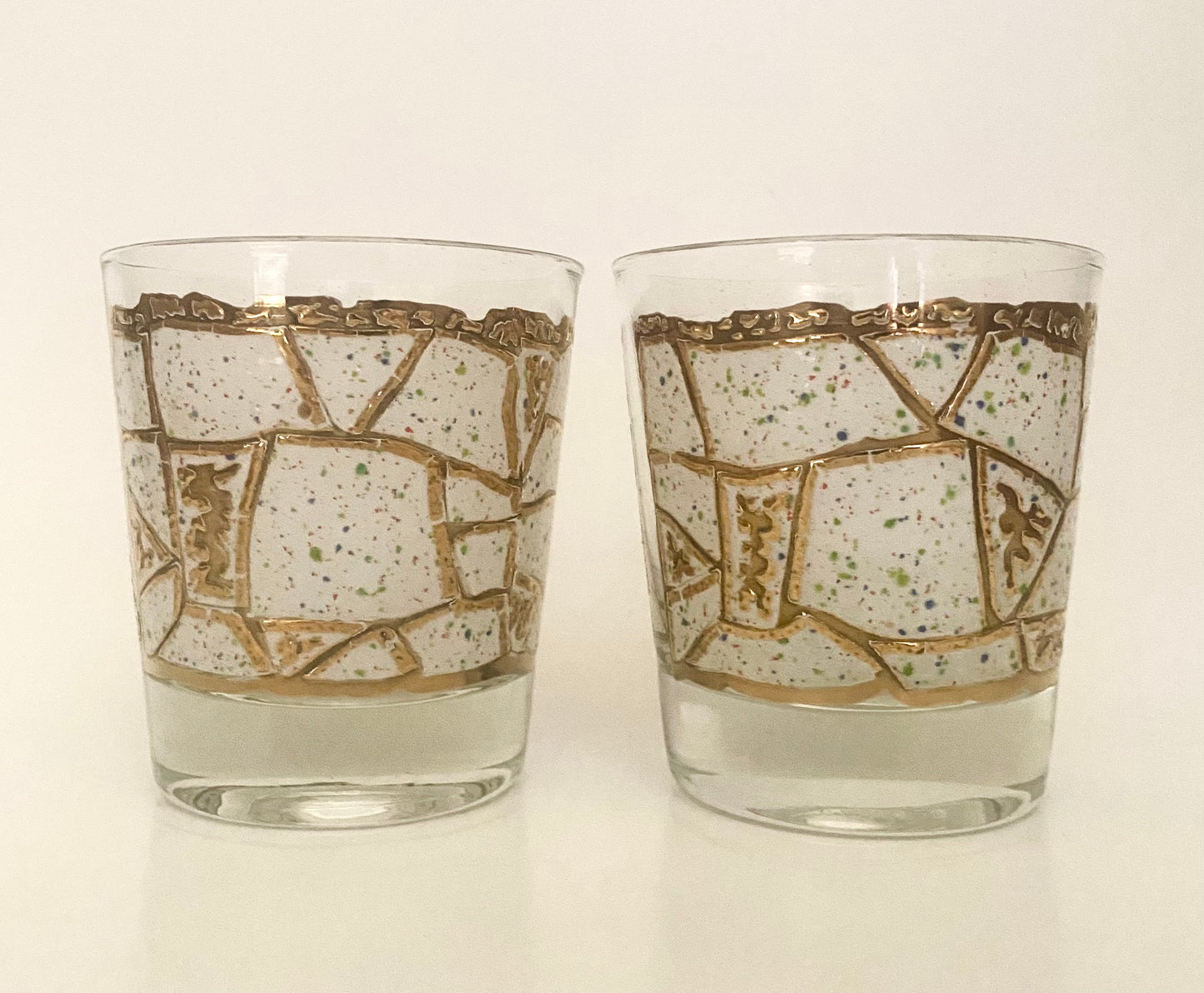 Starlyte Confetti Whiskey Glasses (Pair) 2 Available