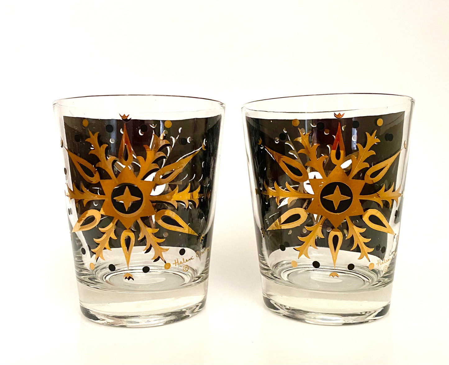 Helen Conroy Snowflake Double Old Fashioned (Pair) 2 Available