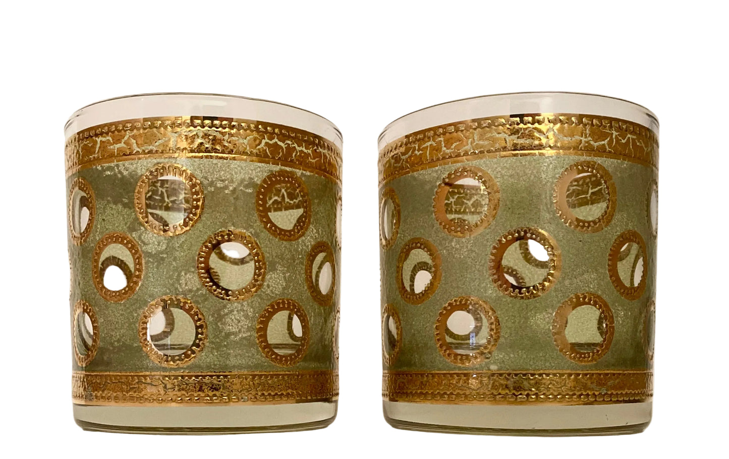 Culver Green Circle Rocks/Whiskey (Pair) 1 Available