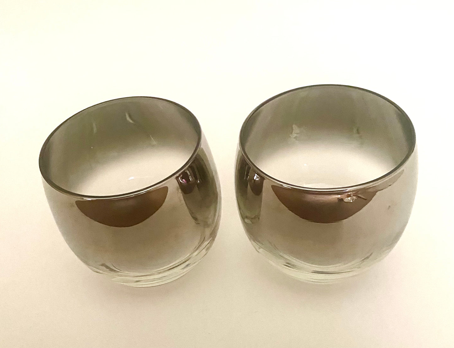 Queens Lusterware Silver Fade Roly Polys (Pair) 4 Available