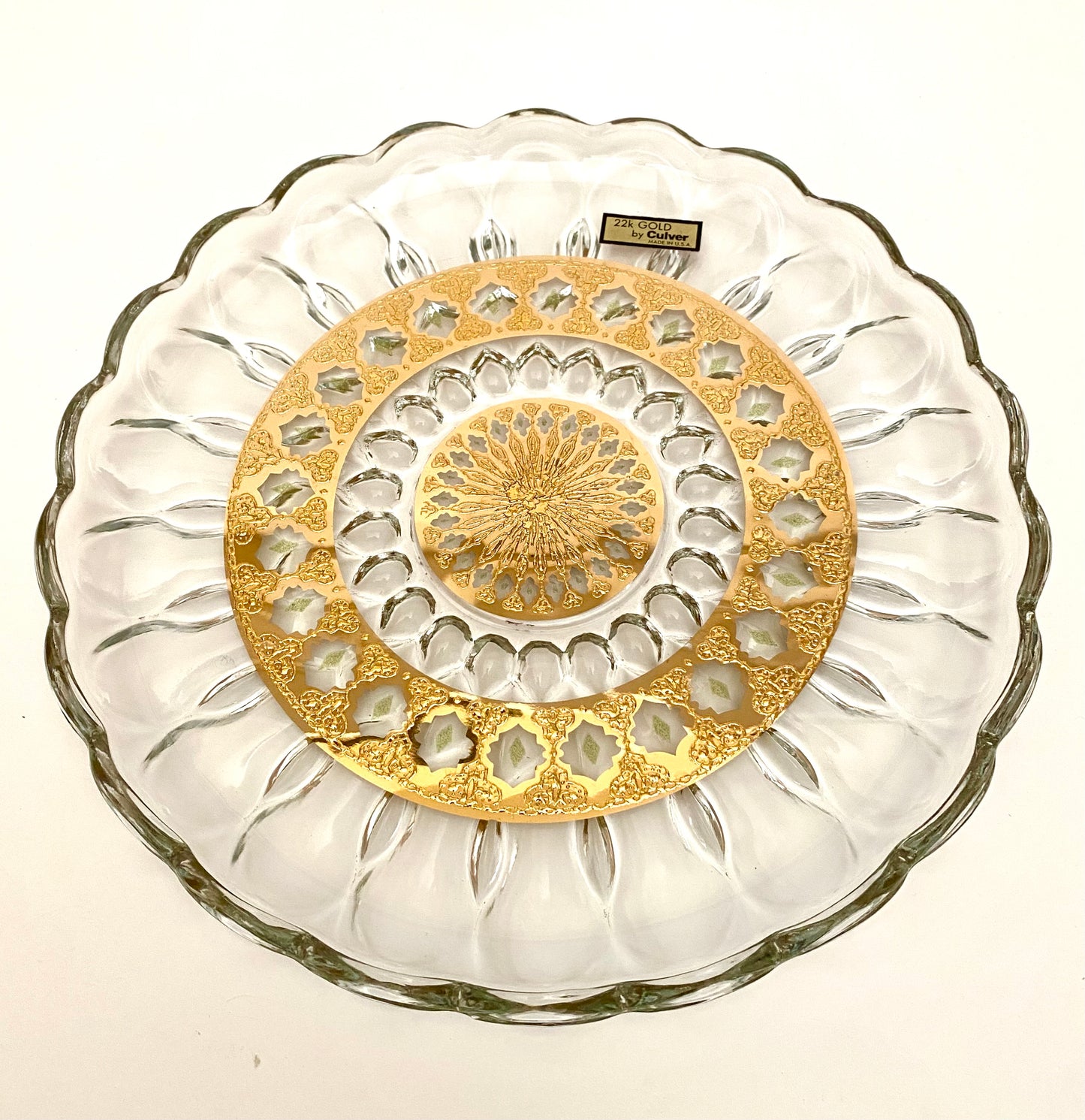 Culver Valencia Round Tray 10”