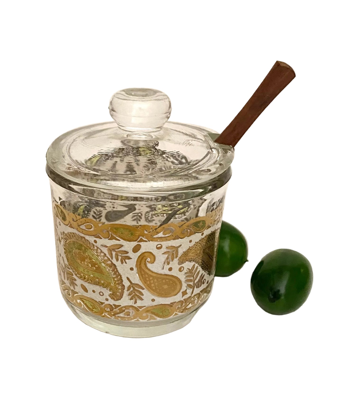 Georges Briard Paisley Olive Pot