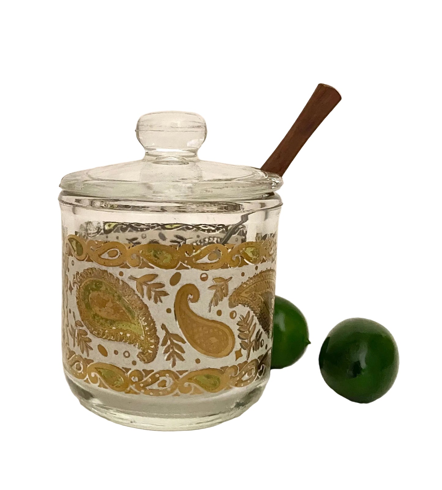 Georges Briard Paisley Olive Pot