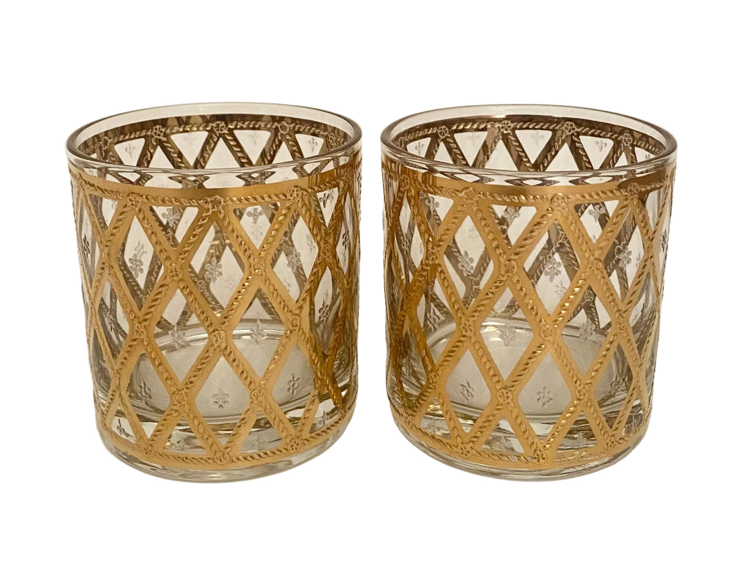Culver Brussels Whiskey Glasses (Pair) 4 Available
