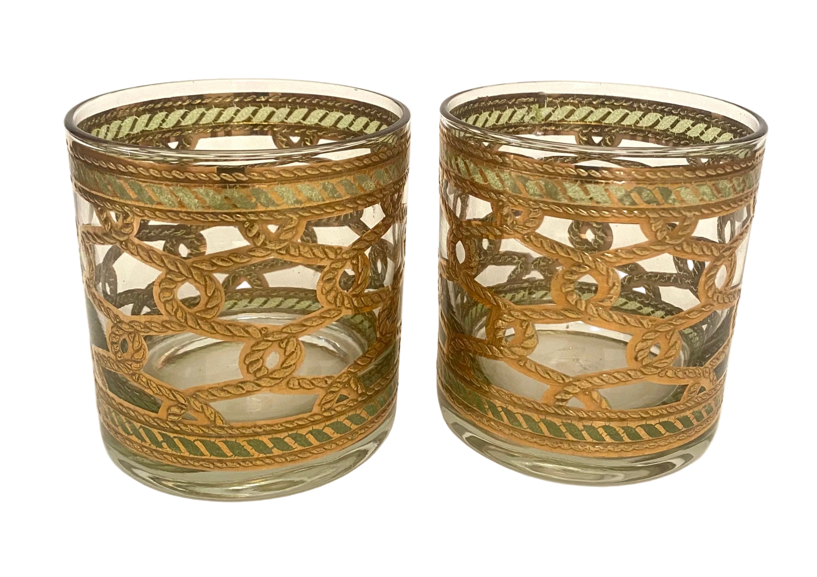 Culver Entwined Rope Executive Cocktails (Pair) 1 Available – Mid ...