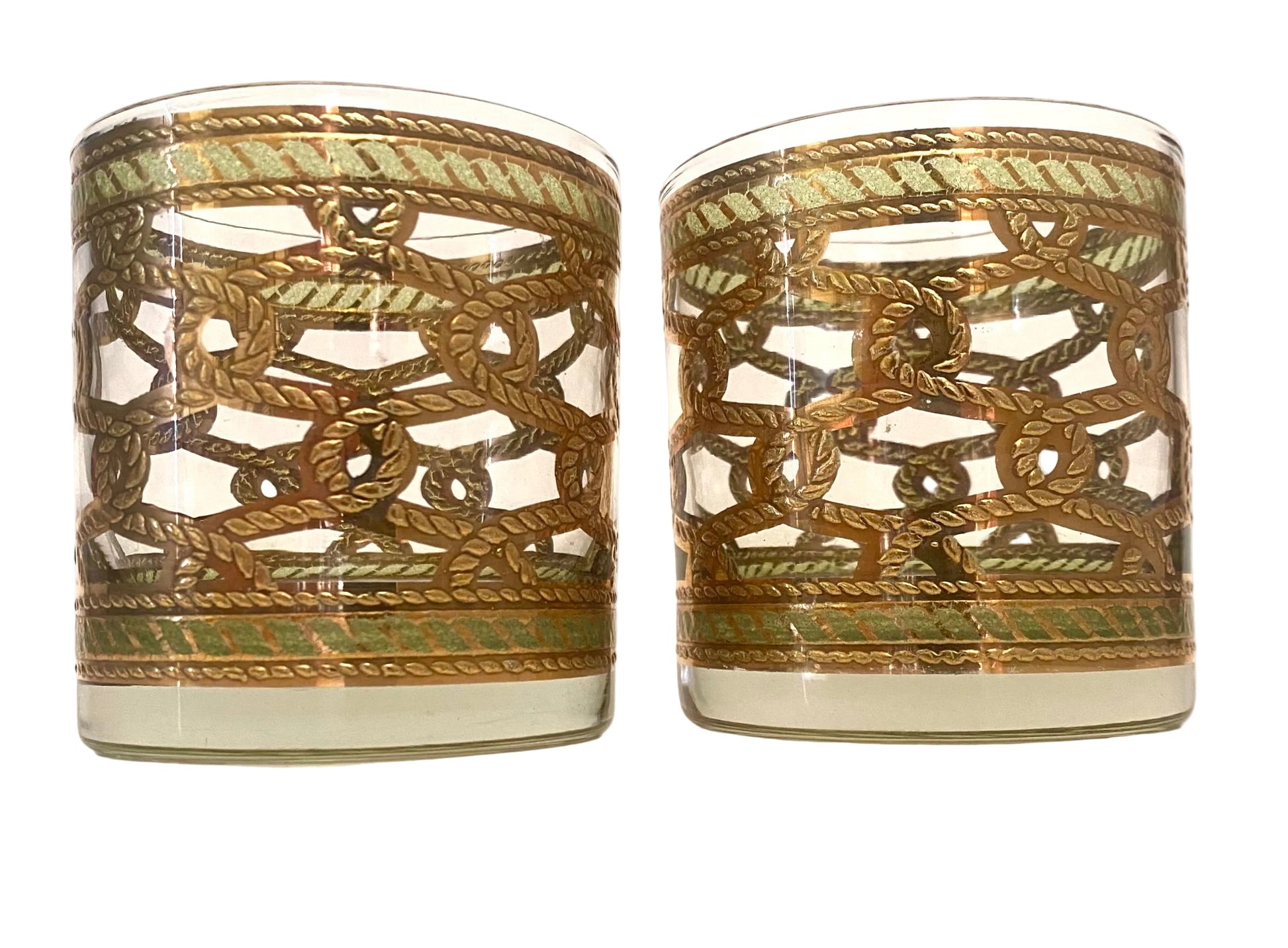 Culver Entwined Rope Executive Cocktails (Pair) 1 Available – Mid ...