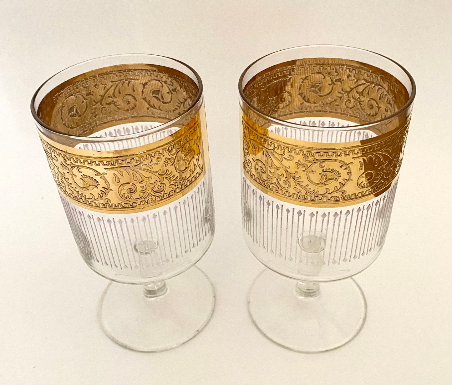 Starlyte Tiffany Stemmed Glass (Pair) 2 Available