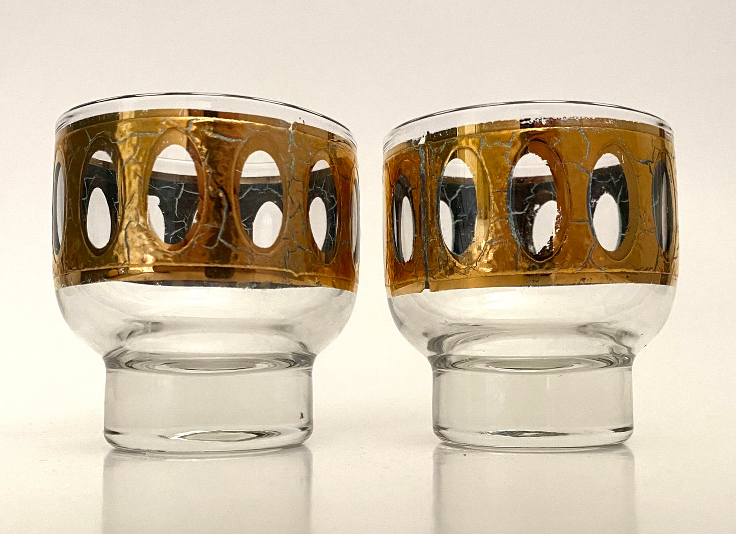 Culver Pisa Footed Whiskey (Pair) 3 Available