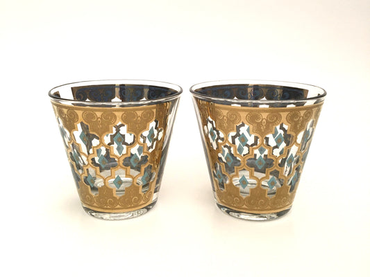 Culver Aqua Seville On the Rocks/Old Fashioned (Pair) 1 Available