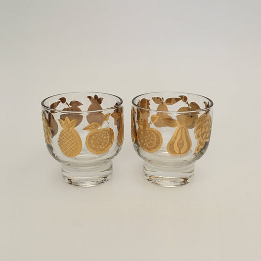 Culver Florentine Footed Whiskey (Pair) 6 Available